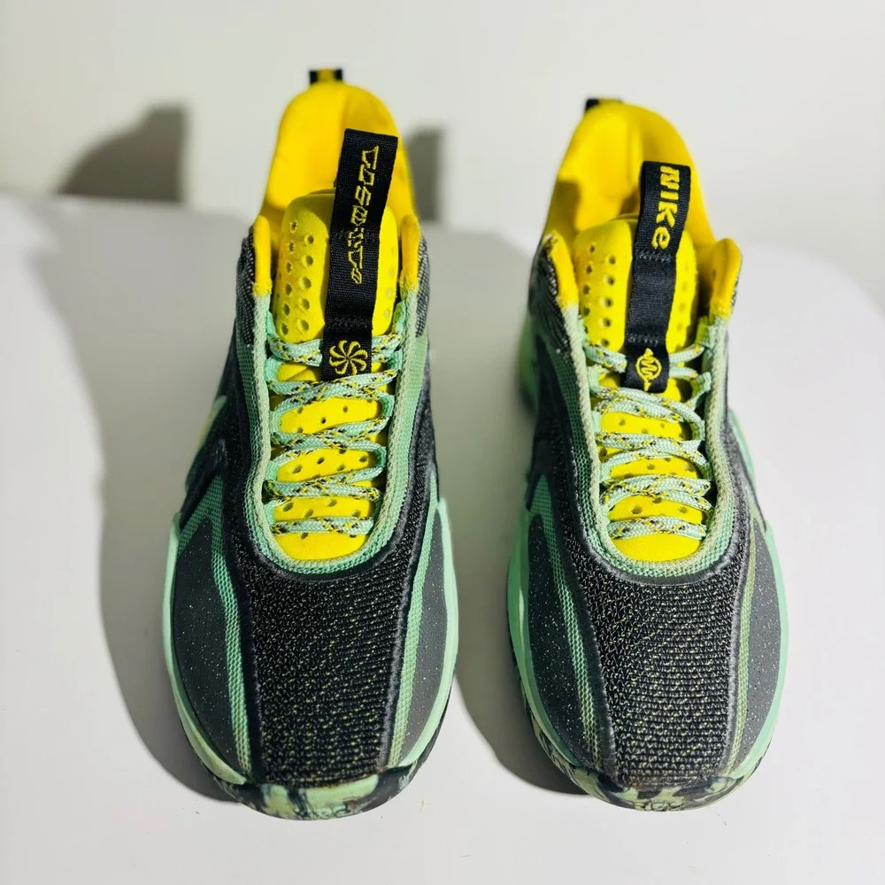 Nike Cosmic Unity‎ 2 Enamel Green Multi Basketball Shoe DH1537-300 Men's Sz 7.5